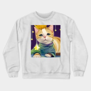 cat  prince Crewneck Sweatshirt